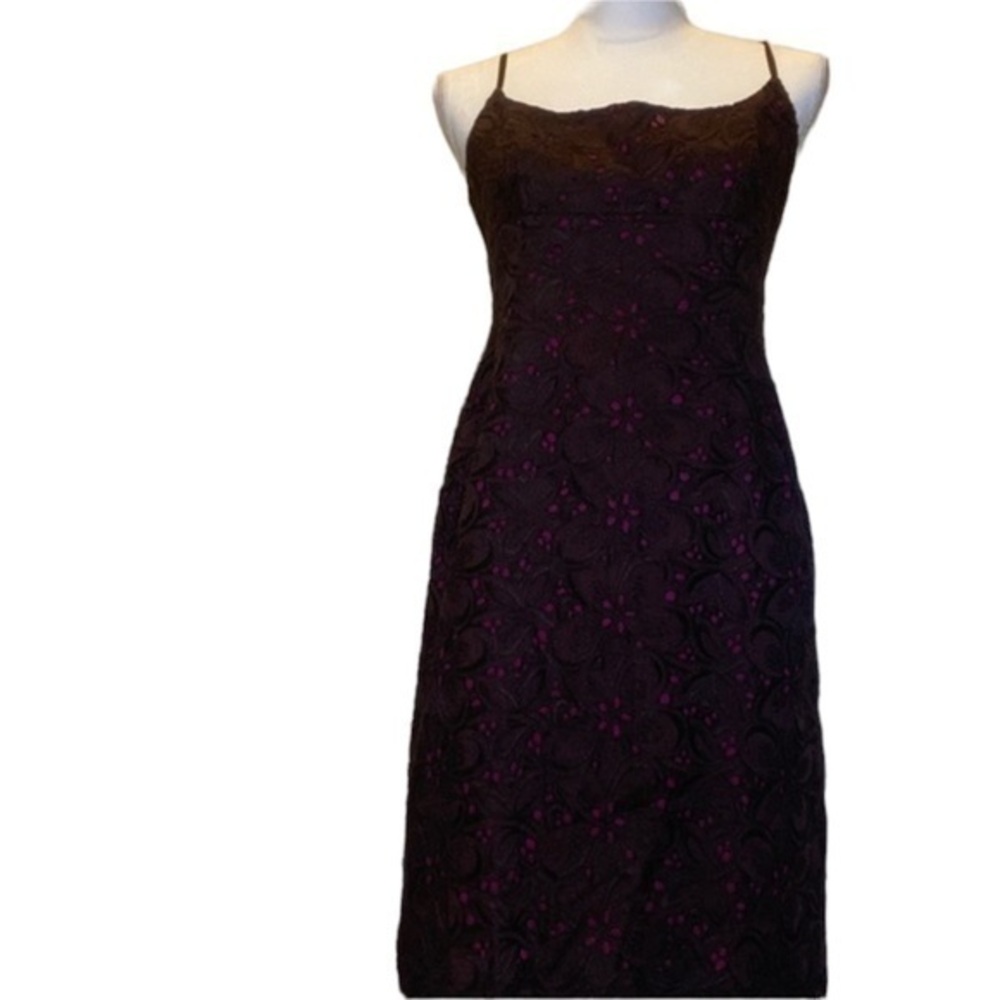 - 🎉🎉HOST PICK🎉🎉Ann Taylor Petite Brown eyelet dress